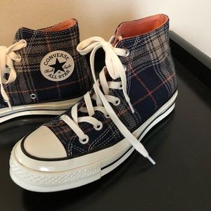 High top Plaid Converse